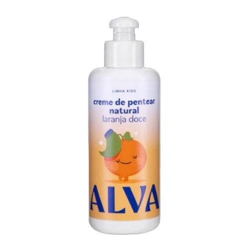 Creme de Pentear Vegano Infantil Laranja Doce e Baunilha Alva 160ml Creme de Pentear Vegano Infantil Laranja Doce e Baunilha Alva 160ml