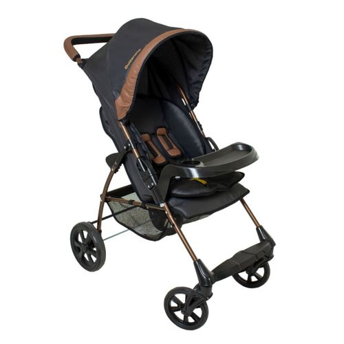 Carrinho de Bebê Romano Preto e Cobre - Galzerano Carrinho de Bebê Romano Preto e Cobre - Galzerano