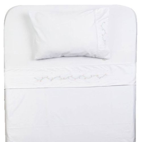 Lençol Berço e Mini Cama Malha Clássico Flores D´Bella for Baby Lençol Berço e Mini Cama Malha Clássico Flores D´Bella for Baby