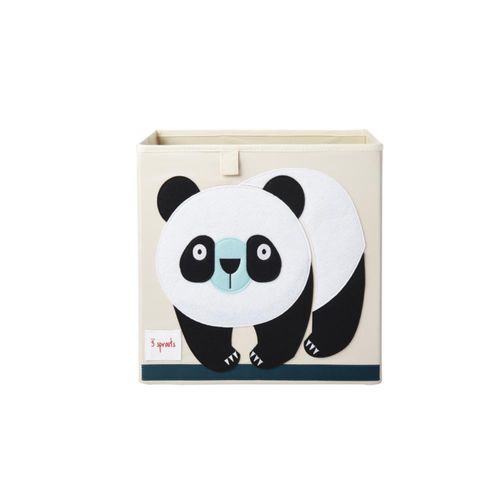 Cesto Organizador Quadrado Panda - 3 Sprouts Cesto Organizador Quadrado Panda - 3 Sprouts