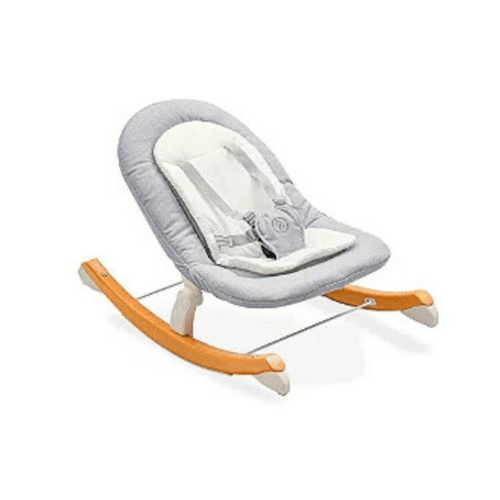 Bouncer Eternity Cinza Mescla e Branco - Singular Baby Bouncer Eternity Cinza Mescla e Branco - Singular Baby