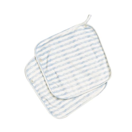 Pano de Boca Simples 2 peças Estampado Listrado D´Bella for Baby Pano de Boca Simples 2 peças Estampado Listrado D´Bella for Baby