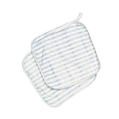 Pano de Boca Atoalhado duplo  2 peças Estampado Listrado D´Bella for Baby