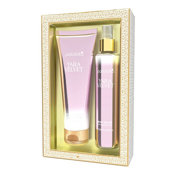 Pokoloka Kit Yara Velvet Feminino - Loção Corporal  + Body Splash