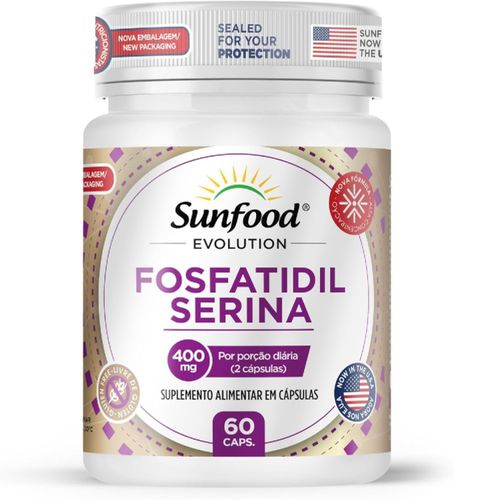 FOSFATIDILSERINA 400MG 60 CAPS SUNFOOD EVOLUTION