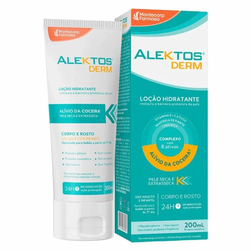 Loção Hidratante Alektos Derm Corpo e Rosto 200ml Loção Hidratante Alektos Derm Corpo e Rosto 200ml