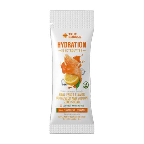 Repositor Eletrolítico Hydration Electrolytes Tangerine Lemonade True Source 5g Repositor Eletrolítico Hydration Electrolytes Tangerine Lemonade True Source 5g