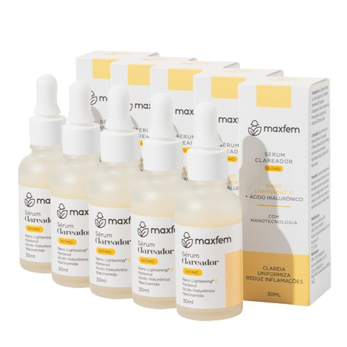 Sérum Clareador Íntimo Maxfem 5 Unidades 5 Unidades Sérum Clareador Íntimo Maxfem 5 Unidades 5 Unidades