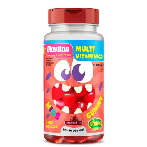 Multivitamínico Kids 30 Gomas 2500mg Unilife Multivitamínico Kids 30 Gomas 2500mg Unilife