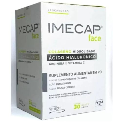 Imecap Face Colágeno com Ácido Hialurônico 30 sachês Imecap Face Colágeno com Ácido Hialurônico 30 sachês