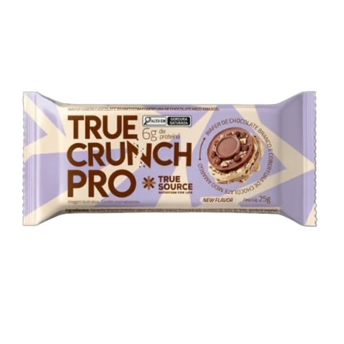 Wafer Proteico True Crunch Pro Chocolate Meio Amargo True Source 25g Wafer Proteico True Crunch Pro Chocolate Meio Amargo True Source 25g