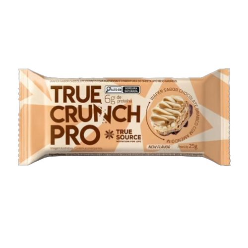 Wafer Proteico True Crunch Pro Chocolate Branco True Source 25g Wafer Proteico True Crunch Pro Chocolate Branco True Source 25g