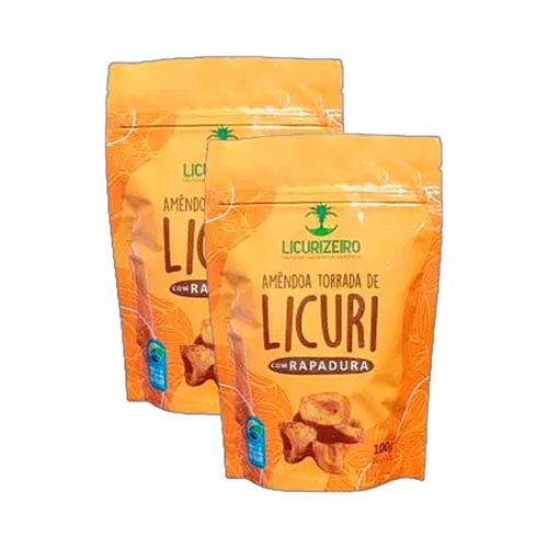 Kit 2X: Amêndoa de Licuri Torrada Com Rapadura Licurizeiro 100g Kit 2X: Amêndoa de Licuri Torrada Com Rapadura Licurizeiro 100g