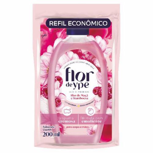 Sabonete Líquido Flor De Ype Refil 200ml Flor Macã /Framboesa Sabonete Líquido Flor De Ype Refil 200ml Flor Macã /Framboesa