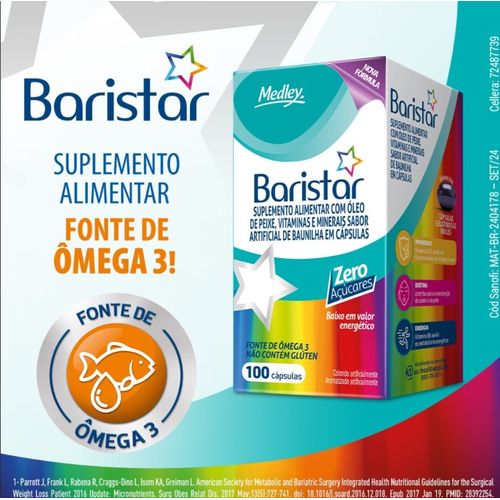 Suplemento Alimentar Baristar 100 caps