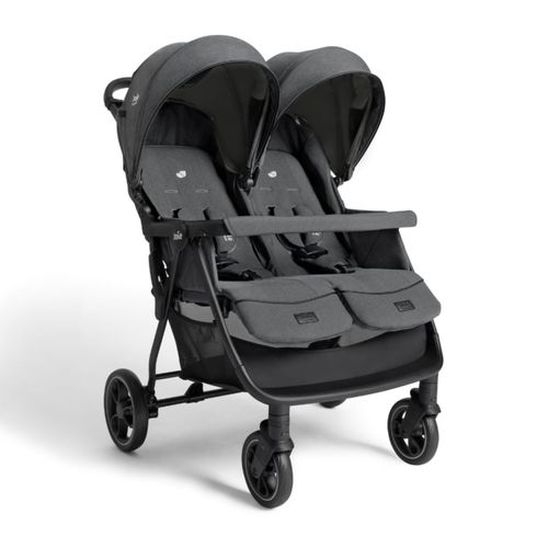 Carrinho de Bebê Para Gêmeos Estrella Chumbo Ebony - Joie Carrinho de Bebê Para Gêmeos Estrella Chumbo Ebony - Joie