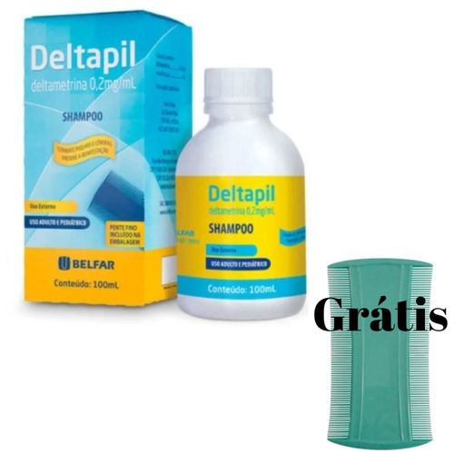 Deltapil Com Pente Fino Incluso Piolho e lendeas 100Ml