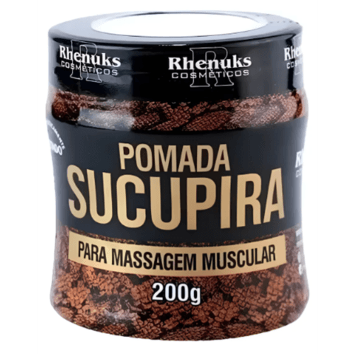 Pomada para massagem muscular contra dor sucupira 200g