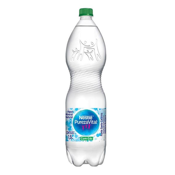 Água Pureza Vital com Gás 1,5L