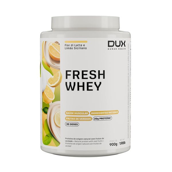 FRESHWHEY™ FIOR DI LATTE E LIMÃO SICILIANO - POTE 900G FIOR DI LATTE E LIMAO SICILIANO