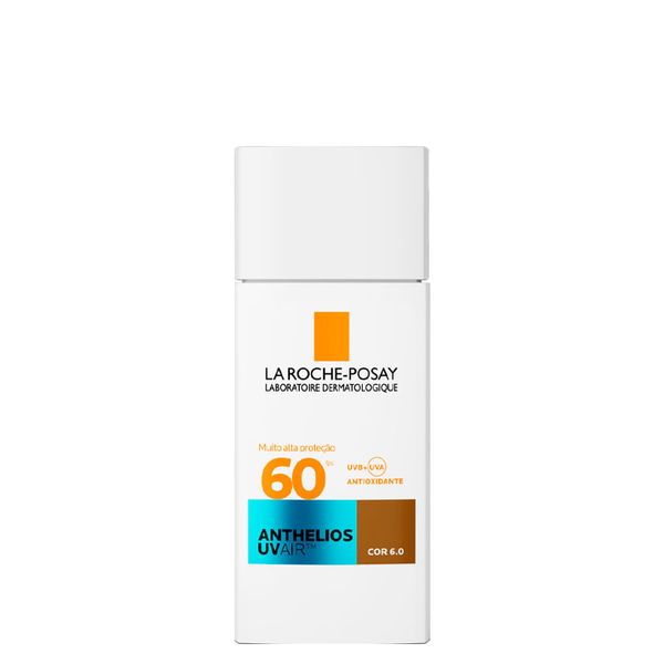 Protetor Solar Facial La Roche-Posay Anthelios Uvair FPS60 Cor 6.0 45ml Cor 6.0