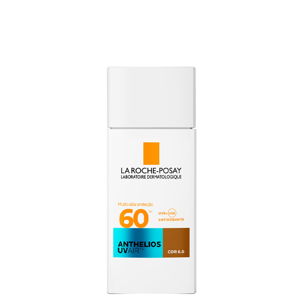 Protetor Solar Facial La Roche-Posay Anthelios Uvair FPS60 Cor 6.0 45ml