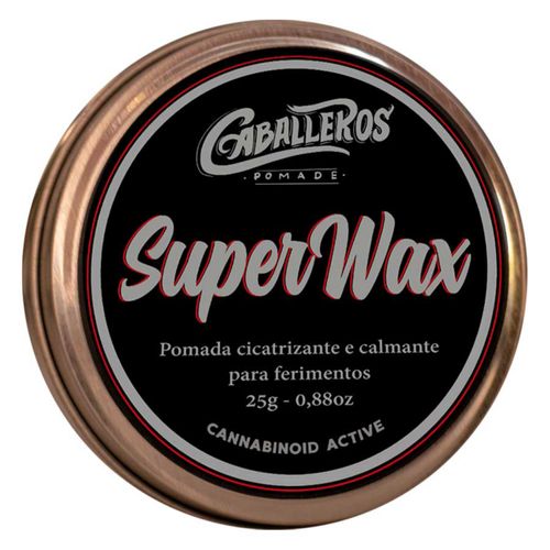 SuperWax - Pomada Cicatrizante e Calmante Para Ferimentos 25g Caballeros SuperWax - Pomada Cicatrizante e Calmante Para Ferimentos 25g Caballeros