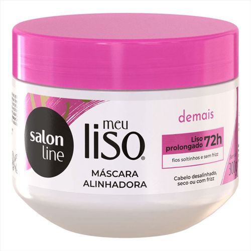 Salon Line Meu Liso de Mais Máscara Condicionante 300g Salon Line Meu Liso de Mais Máscara Condicionante 300g