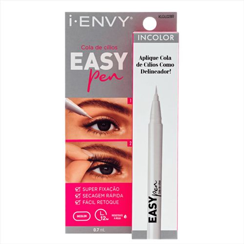 Kiss NY Ienvy Cola De Cílios Easy Pen Incolor 0,7ml