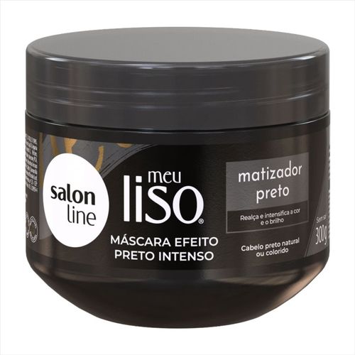 Salon Line Máscara Matificante Meu Liso Preto 300gr