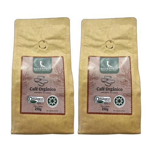 Kit 2X: Café da Caatinga Moído Clássico Orgânico Gaviãozinho 250g