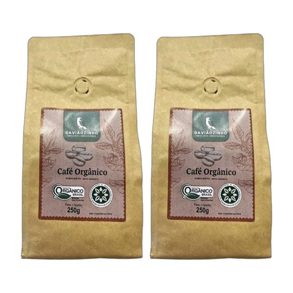 Kit 2X: Café da Caatinga Moído Clássico Orgânico Gaviãozinho 250g