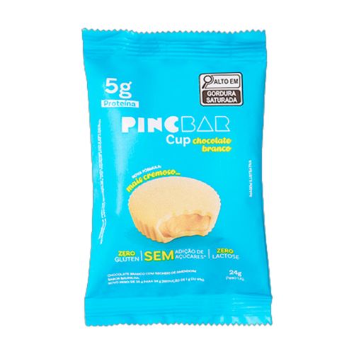 Snack Proteico Chocolate Branco Pinc Cup 24g Snack Proteico Chocolate Branco Pinc Cup 24g