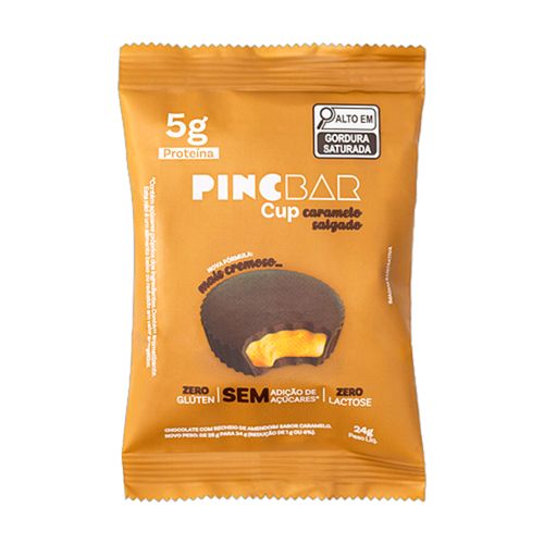Snack Proteico Caramelo Salgado Pinc Cup 24g