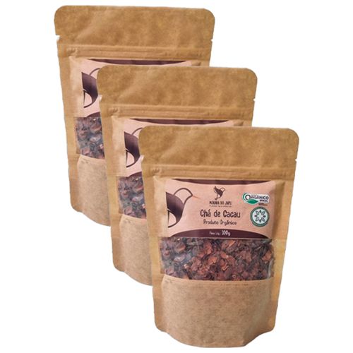 Kit 3X: Chá de Cacau Orgânico Morada do Japu 100g