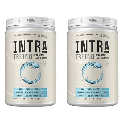 Kit 2X: Repositor Eletrolítico Intra Treino Neutro True Source 810g