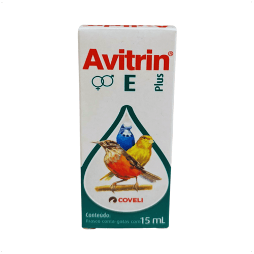 AVITRIN E PLUS 15ML COVELI SUPLEMENTO PARA AVES E PÁSSAROS AVITRIN E PLUS 15ML COVELI SUPLEMENTO PARA AVES E PÁSSAROS