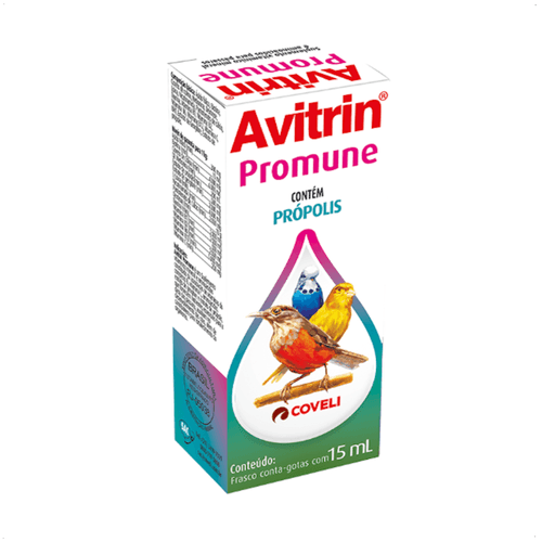 AVITRIN PROMUNE 15ML COVELI SUPLEMENTO PARA PÁSSAROS