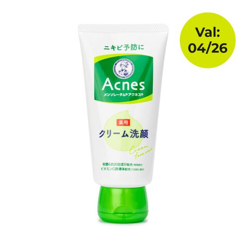 Sabonete facial cremoso para pele com acne Mentholatum Acnes Creamy Wash 130g Sabonete facial cremoso para pele com acne Mentholatum Acnes Creamy Wash 130g