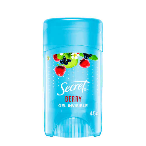 Secret Berry Gel Invisible - Desodorante Antitranspirante 45g 45g Secret Berry Gel Invisible - Desodorante Antitranspirante 45g 45g
