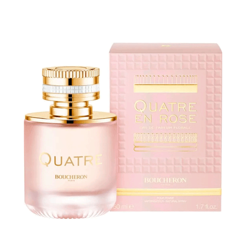 Boucheron Quatre En Rose Eau de Parfum - Perfume Feminino 50ml 50ml Boucheron Quatre En Rose Eau de Parfum - Perfume Feminino 50ml 50ml