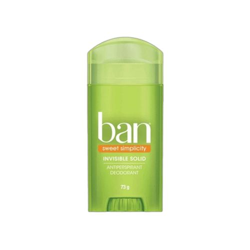 Ban Deo Solid Invisible Sweet Simplicity Laranja - Desodorante 73g 73G Ban Deo Solid Invisible Sweet Simplicity Laranja - Desodorante 73g 73G