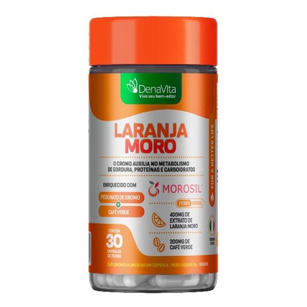 Suplemento Alimentar Dena Vita Laranja Moro 30 Cápsulas