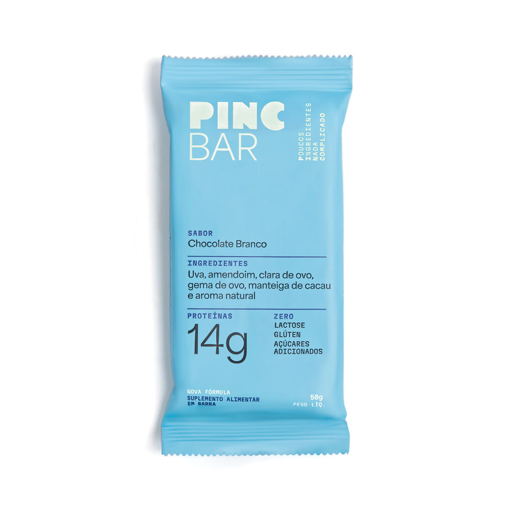 Pinc Bar Chocolate Branco Pinc Bar 50g
