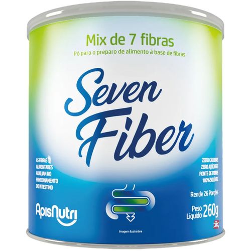 SEVEN FIBER MIX DE 7 FIBRAS EM PÓ 260G SAÚDE DO INTESTINO - APISNUTRI