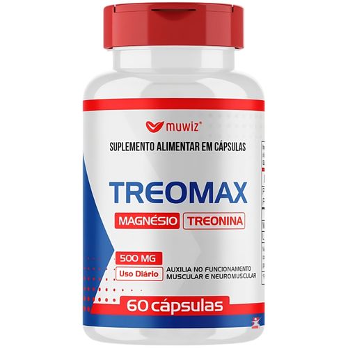 TREOMAX CONCENTRADO - MAGNESIO + TREONINA 1 AO DIA 60 CAPSULAS - MUWIZ TREOMAX CONCENTRADO - MAGNESIO + TREONINA 1 AO DIA 60 CAPSULAS - MUWIZ