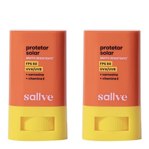 Kit-Protetor-Solar-Facial-Sallve-FPS-60-Super-Resistente-2-Unidades-de-15g-Stick Kit-Protetor-Solar-Facial-Sallve-FPS-60-Super-Resistente-2-Unidades-de-15g-Stick