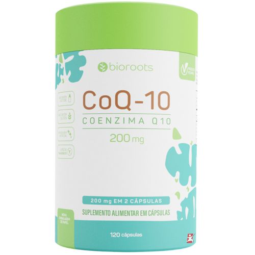 COENZIMA Q10 200MG VEGANA POR POÇÃO UBIQSOME® 120 CÁPSULAS CLEAN LABEL - BIOROOTS COENZIMA Q10 200MG VEGANA POR POÇÃO UBIQSOME® 120 CÁPSULAS CLEAN LABEL - BIOROOTS