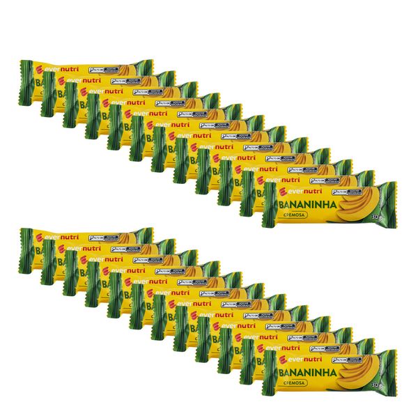 Kit Bananinha Cremosa Ever Nutri 24 Unidades de 30g