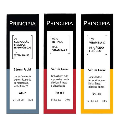 Kit-Principia-Serum-AH-2--Rn-03--VC-10-30ml-Cada Kit-Principia-Serum-AH-2--Rn-03--VC-10-30ml-Cada